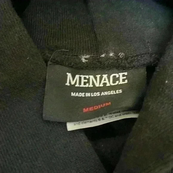 MENACE X BLUE BEETLE 🪲 COLLAB DC COMICS HOODIE SZ MEDIUM M - Picture 4 of 9